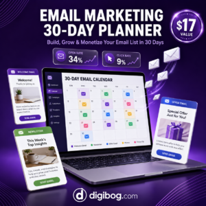 Email Marketing 30-Day Planner