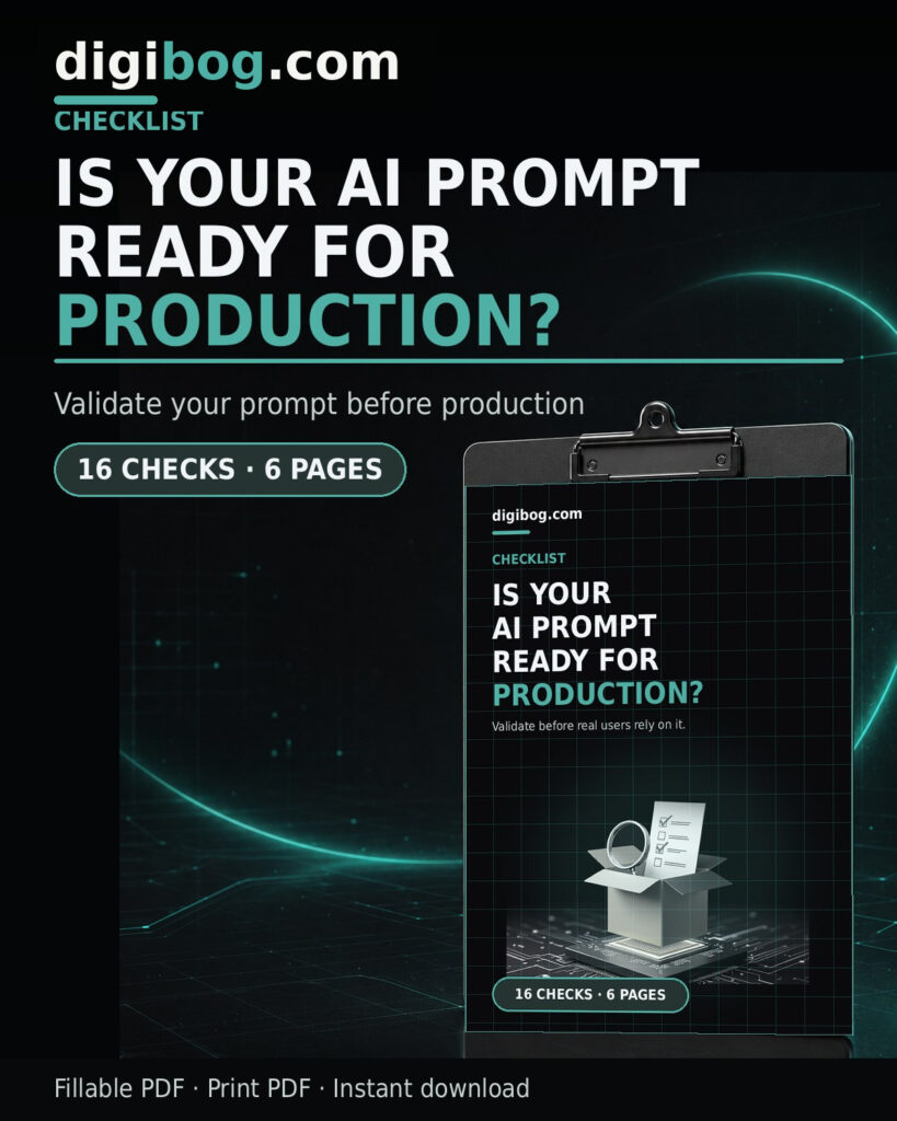 AI Prompt Checklist, validate your prompt before real users rely on it