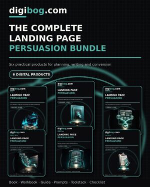 Landing Page Persuasion Complete Bundle cover - all six products