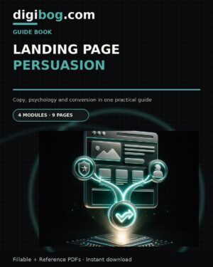 Landing Page Persuasion Guide cover - copy and conversion method
