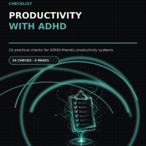 Productivity with ADHD — Checklist