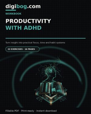 ADHD Workbook cover — habit exercises