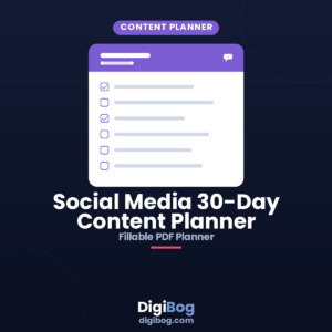 Social Media 30-Day Content Planner