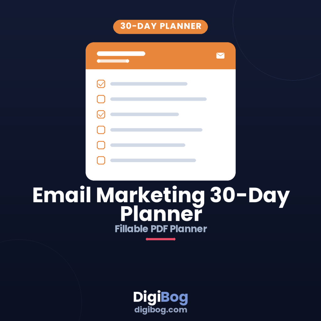 Email vs social media: grow your list with the Email Marketing 30-Day Planner